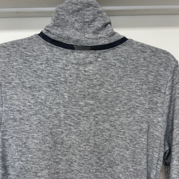Athleta Industry Turtleneck Dress Heathered Gray Midi Maxi EUC - Picture 12 of 12